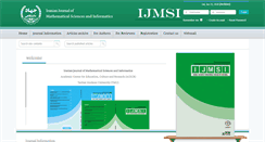 Desktop Screenshot of ijmsi.ir