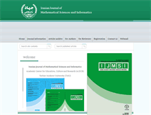 Tablet Screenshot of ijmsi.ir
